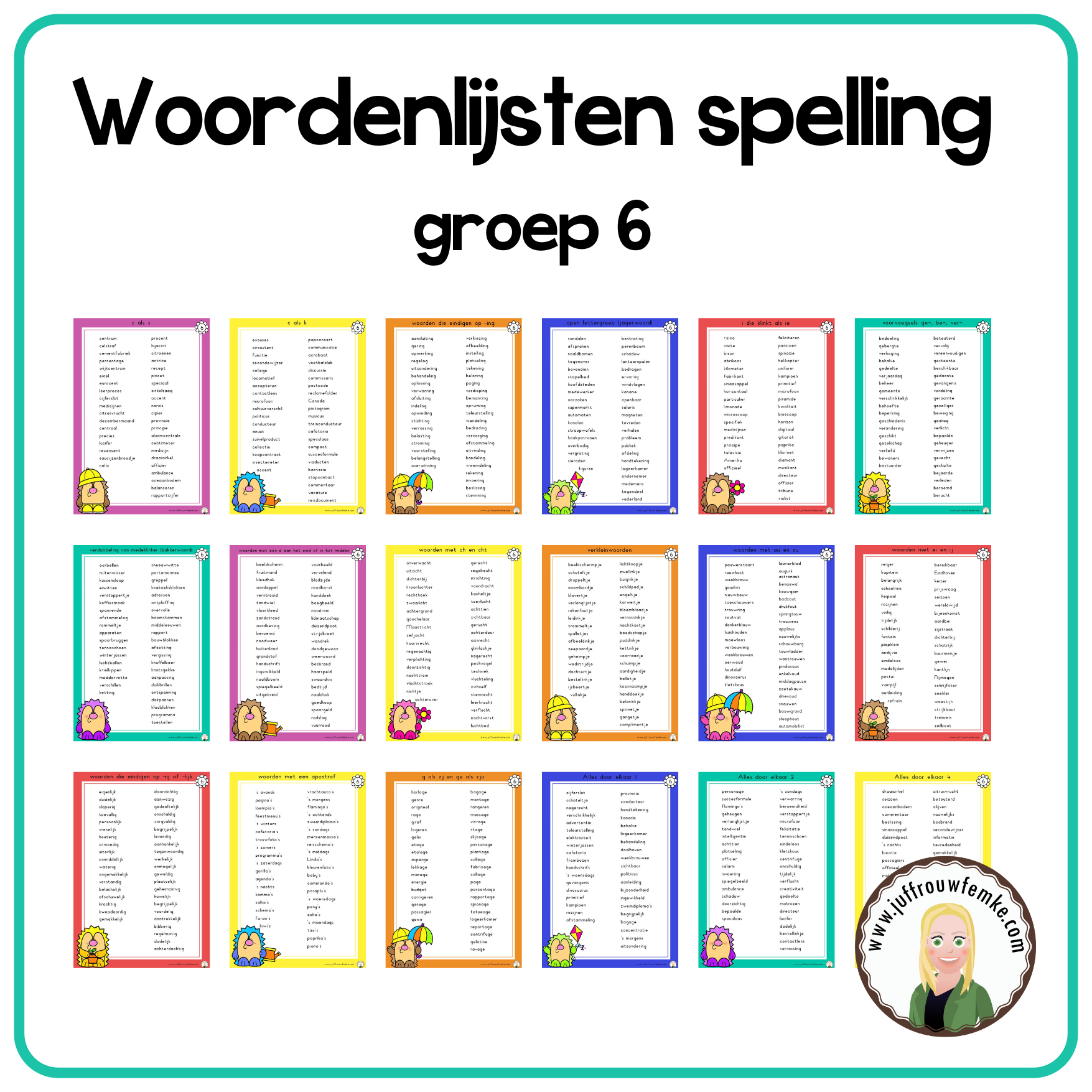 SPELLING GROEP 6 visual data 4
